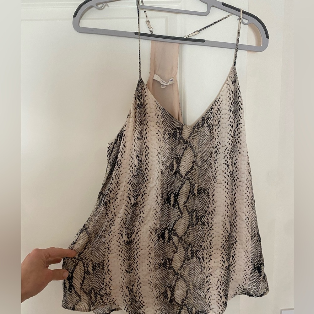 Snake print tank